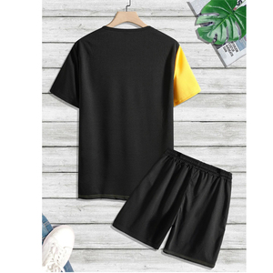 Ensemble de shorts d'été pour hommes, ensemble de 2 pièces à la mode, survêtements d'été décontractés, nouvel arrivage 2022 - Product Image 2