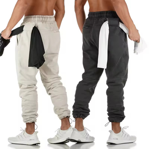 Joggers de algodón personalizados de alta calidad 2024 para hombre, pantalones de correr informales para hombre, pantalones de Jogger deportivos de moda de talla grande - Product Image 1