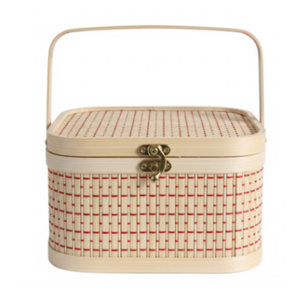 Cesta de Regalo de Bambú Personalizada, Cesta de Picnic Tejida a Mano para Venta al por Mayor, Embalaje Sostenible - Product Image 6