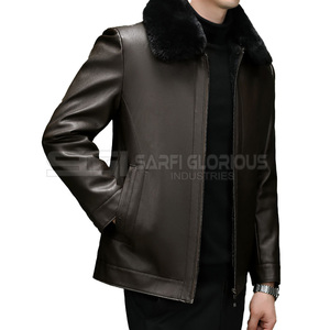 2025 nueva llegada de moda de alta calidad para hombres usa el mejor diseño de alta calidad para hombres invierno diseño personalizado chaqueta de cuero Pu para hombres - Product Image 3