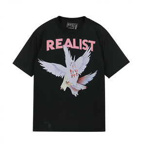 Oversized Graphic Print T Shirt 100% Cotton American Streetwear <b>Hip</b> Hop Vintage Gothic Tee <b>for</b> Men - Product Image 3
