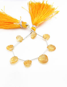 Citrino Tallado en Forma Elegante, Piedra Preciosa Natural para la Elaboración de Joyería Fina - Product Image 6