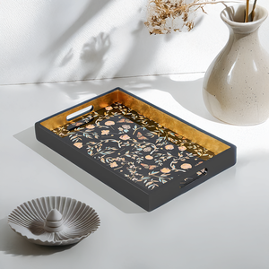 Bandeja Rústica de Lacado Vietnamita, Artesanía Vietnamita Ecológica, Elegante Bandeja de Lacado para Servir en Restaurantes y Bares, Hecha a Mano - Product Image 5