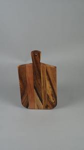 Tabla de cortar rectangular de madera hecha a mano de primera calidad, artesanía ecológica única, uso doméstico, preparación de verduras personalizable al por mayor - Product Image 4