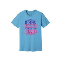 Gentillesse thèmes imprimer 100% coton tissu T-shirt 160-180 à lourd GSM 12 couleurs disponibles personnalisé votre propre conception et placement