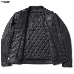 OEM Personalizar Hombres Chaqueta de cuero Estilo Oversize Plus Size Motociclista Chaqueta de cuero para los hombres - Product Image 3