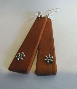 Más Popular estilo Vintage SCI joyería de moda niñas gran resina colorida madera África India elegir pendiente de fregona DE MADERA DE LA India - Product Image 5