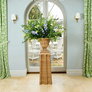 Jarrón decorativo y pedestal hecho de ratán Hecho en Vietnam Material ecológico para decoración del hogar y vajilla al por mayor - Product Image 5