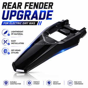 Защитный пластиковый задний брызговик JFG Factory Direct черного цвета для Surron Ultrabee Pit <span class=keywords><strong>Bike</strong></span>, улучшенные аксессуары - Product Image 1