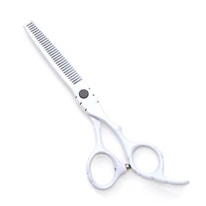 Tijeras de Peluquería Profesionales de 5.5 Pulgadas, Juego de Tijeras de Acero Inoxidable Blancas para Peluquería - Product Image 6