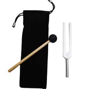 A la venta, diapasón redondo de cristal de cuarzo, terapia de sonidos curativos para meditación, composición Sio2 - Product Image 1