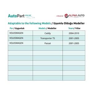 ชุดซ่อมหัวฉีดสำหรับแคดดี้โฟล์คสวาเก้น T5ขนย้ายผู้โดยสาร - Product Image 4