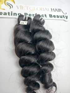 Venta al por mayor de alta calidad de la onda del cuerpo vietnamita virgen cutícula alineados paquetes de cabello de trama doble extensiones de cabello humano en bruto de color - Product Image 4