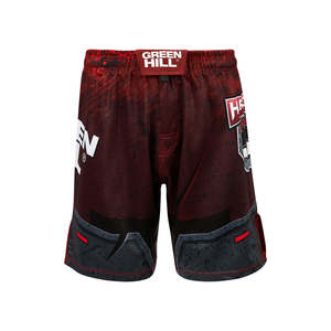 Vêtements de sport MMA courts pour arts martiaux hardcore, en polyester extensible et spandex, avec logo personnalisé, sublimation, service OEM disponible - Product Image 5