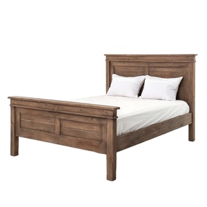 Muebles de diseño lujoso para el hogar, cama de Hotel, cama india de madera maciza, muebles de dormitorio, cama de plataforma de madera maciza para el hogar y la habitación de Hotel - Product Image 1