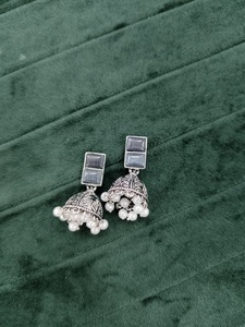 Vente chaude Jeweljunk oxydé plaqué Jhumki boucles d'oreilles Collection de bijoux de mode - Product Image 2