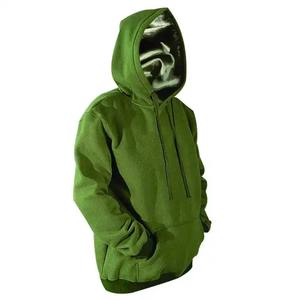 Usine non définie Logo personnalisé 100% coton sweat à capuche pour hommes sweat ligne en satin de haute qualité sweat pour hommes sweat à capuche en soie - Product Image 2