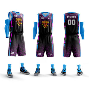 Conjunto de uniforme de baloncesto Reversible personalizado 2025, camisetas de baloncesto por sublimación personalizadas para jóvenes adultos - Product Image 4