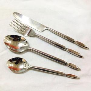 Ustensiles de cuisine pour cuisine Restaurant maison ensemble de service à salade en acier inoxydable poignée de conception dorée ensemble de service de nourriture - Product Image 6