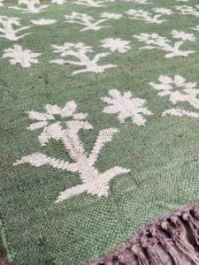 Modèles traditionnels pour salon chambre tapis nouvelle tendance à la main naturel grand tapis brodé laine Jute tapis - Product Image 2