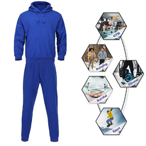 Survêtements pour hommes personnalisés 2025, 100% coton, motif uni, vêtements d'hiver à manches longues, disponibles en plusieurs couleurs pour adultes - Product Image 2