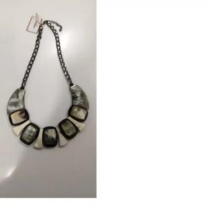 Colliers en corne naturelle sur mesure avec des cadeaux chrétiens en imitation de perles à la mode pour les bijouteries et les créateurs - Product Image 2