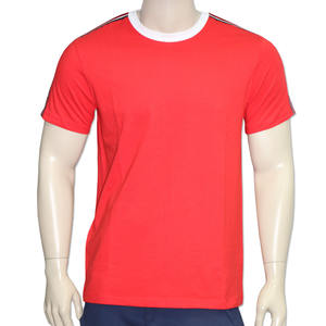 Camiseta de manga corta con cuello redondo personalizada OEM Camiseta Lisa Camisetas de verano de talla grande para hombres - Product Image 1