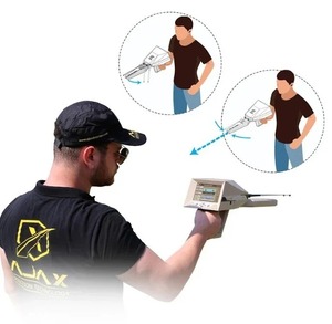 Détecteur de métaux professionnel AJAX Alpha Gold, longue portée, multi-fréquences, certifié IP68, en alliage d'aluminium, portable, 50 m - Product Image 3