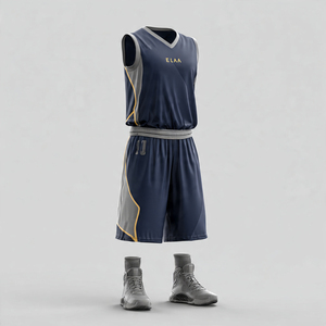 Conjunto de Uniformes de Baloncesto y Fútbol Sublimados, Uniforme sin Mangas para Jugar al Fútbol, Camisetas de Baloncesto Estampadas Unisex - Product Image 5