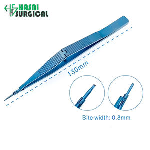 Juego de Instrumentos Manuales de Acero Inoxidable para Trabeculectomía o Vitreo-retinal, Ancho de Mordida de 1.5 mm, Instrumentos Quirúrgicos Oftálmicos - Product Image 6