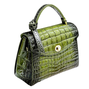 กระเป๋าหนังแท้ลายจระเข้คลาสสิกแบบใหม่ น้ำหนักเบา สำหรับผู้หญิง สายสะพายปรับได้ มีซิป เหมาะสำหรับการเดินทาง ราคาสุดฮอต - Product Image 1