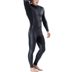 New Men full body wetsuit one piece long sleeve surf diving swimming suit quick dry stretch fabric <b>snorkeling</b> swimming gear - Product Image 5
