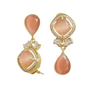 Clous en laiton avec pierres précieuses en gros, zircon, fabrication artisanale, texture en laiton semi-précieux mat, design bohème chic, qualité supérieure, prêt pour le B2B - Product Image 6