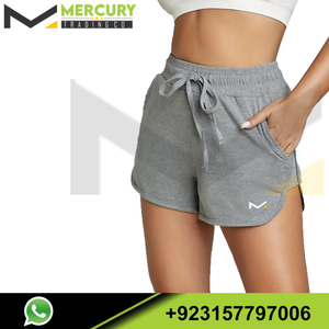 Shorts de course basiques pour femmes avec poche et cordon de serrage, vêtements de sport confortables et élégants pour la salle de sport et les sports décontractés - Product Image 6