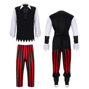 Homme Dguisement <b>Pirate</b> Pour Halloween <b>Costume</b> De Joueur De Jeu Passionnant - Product Image 3