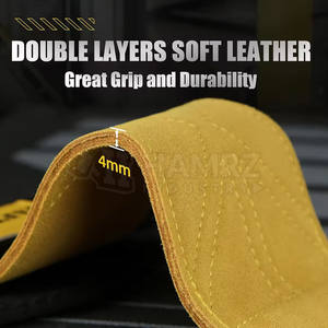 2025 Custom Made High Quality Cowhide <b>Lifting</b> <b>Grip</b> Pads Heavy Duty Fitness Safety Equipment for <b>Weight</b> <b>Lifting</b> Figure Training - Product Image 6