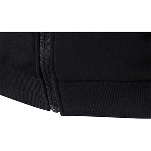 Manteau à capuche en polaire d'hiver à prix abordable en gros à capuche avec logo personnalisé pour hommes sweat à capuche avec fermeture éclair pour automne veste à capuche décontractée pour hommes de grande taille - Product Image 5