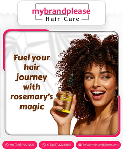 Rosemary Infused <b>Hair</b> Growth Oil for Long Healthy <b>Hair</b> OEM ODM Private Label Custom Brand <b>Hair</b> Formula - Product Image 3