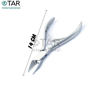 Juego de cortaúñas para Podología, 6 uds., limas negras para uñas, cortador en forma de luna, cortador de doble resorte, instrumentos de belleza con logotipo personalizado - Product Image 5