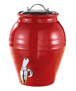 High Selling Red Coated Galvanize Juice Dispenser Hochwertiger Saftsp ender Elegant für Home Bars Partys Verwendung Günstige Moq