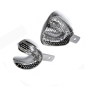 Plateau d'empreinte dentaire manuel en acier inoxydable sur mesure, service OEM, dernier style, pour quantité en gros - Product Image 2