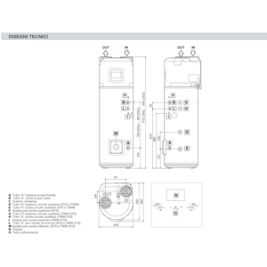 Chauffe-eau à pompe à chaleur air-eau Ariston Nuos Plus 250L Classe A+ WiFi 8kW mural pour usage domestique 3069777 - Product Image 6