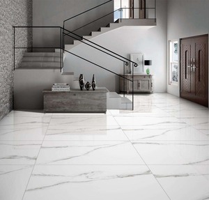 Azulejos de pared de porcelana Premium Staturio brillante efecto de mármol blanco moderno para pasillo al aire libre mejor calidad ladrillo refractario - Product Image 6