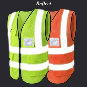 Uniforme de seguridad de alta visibilidad, chaleco reflectante, venta al por mayor, chaleco de seguridad vial, ropa de seguridad para Trabajadores viales - Product Image 4