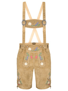 Trachten lederhosen fourrure herren-kurz/Lederhosen/Herren Kurz lederhosen oktoberfest personnalisé lederhosen pour hommes - Product Image 2