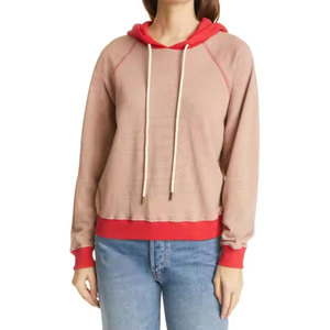 Vente en gros de sweats à capuche conçus sur mesure pour femmes meilleure qualité avec col à capuche doublé style décontracté hiver mode OEM prix bon marché! - Product Image 5