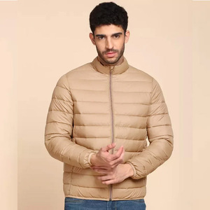 Chaqueta acolchada de invierno negra de alta calidad para hombre, chaqueta acolchada de moda, diseño ligero, tela de lona, cuello con capucha - Product Image 3