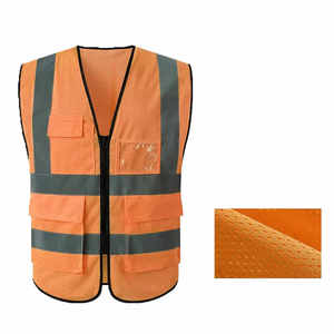 Chaleco de seguridad de alta calidad personalizado sin mangas transpirable alta visibilidad Impresión de logotipo recién llegado último diseño ropa de trabajo caliente - Product Image 3