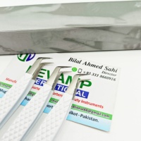 Pince à épiler professionnelle en métal pour extensions de cils, anti-statique, à pointe fine, de précision, durable, avec logo personnalisé gratuit, pour volume et usage privé
