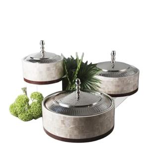 En bois pas cher prix Hotpot fait à la main style arabe en gros et fournisseurs rond - Product Image 1